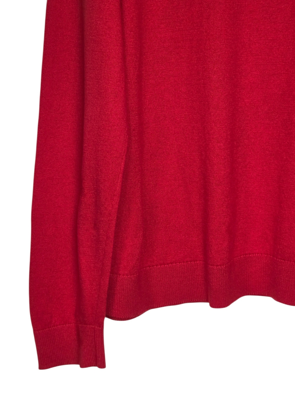 Talbots Red Black Scottie Dog Plaid Sweater Cashmere Blend Women’s XL - Picture 14 of 16